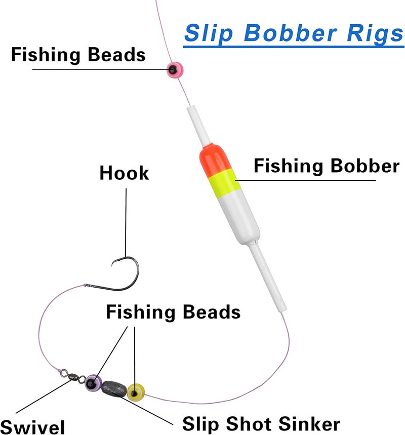 SILANON Fishing Eye Beads Assorted Set, Mixed Color Fishing Line Beads Bait Eggs Round Plastic Fishing Rig Beads Kit for Fishing Lures Texas Carolina Rig Freshwater Saltwater 5mm/6mm/8mm/10mm - Image 4